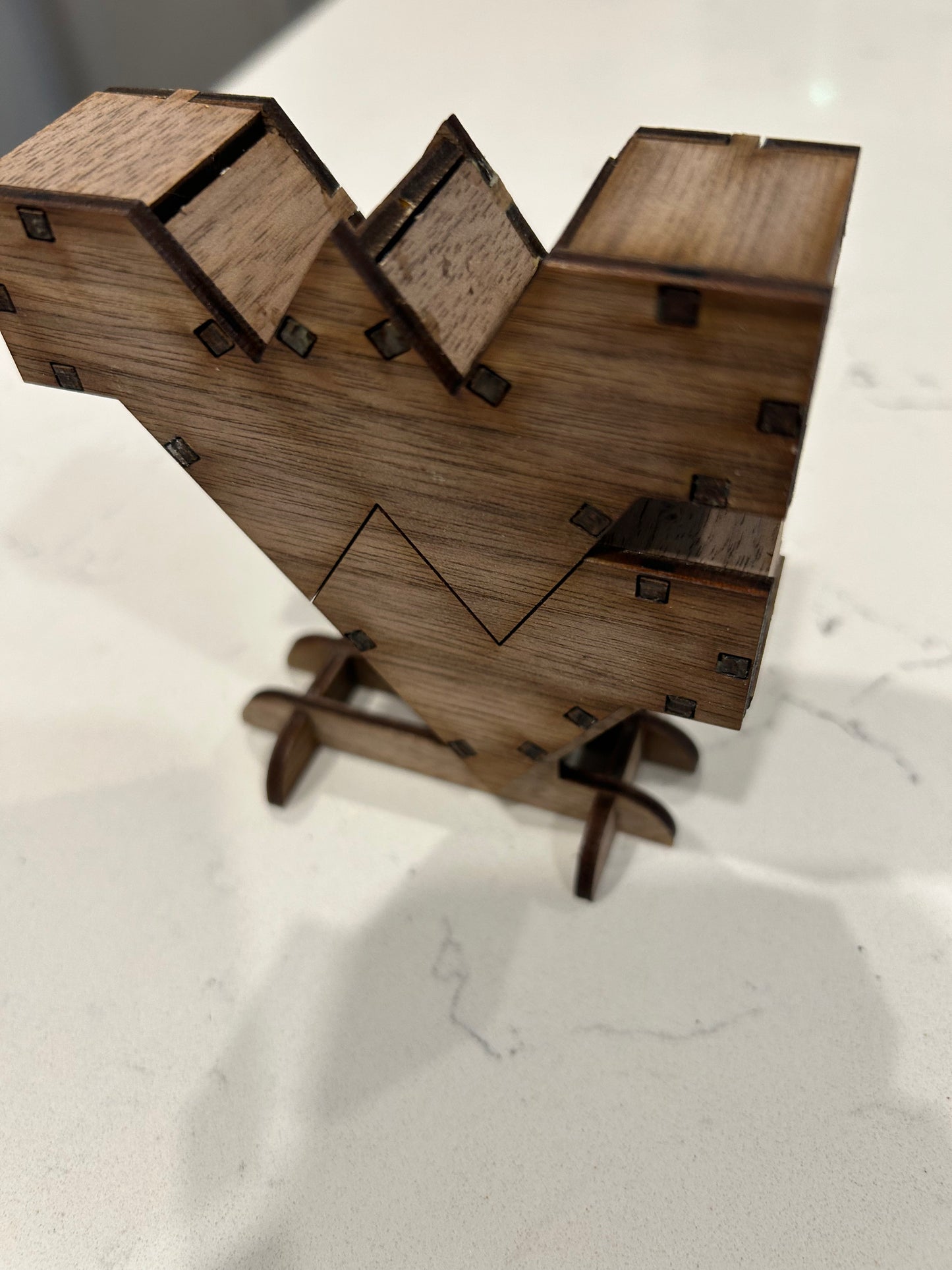 WV 3D Emblem Walnut