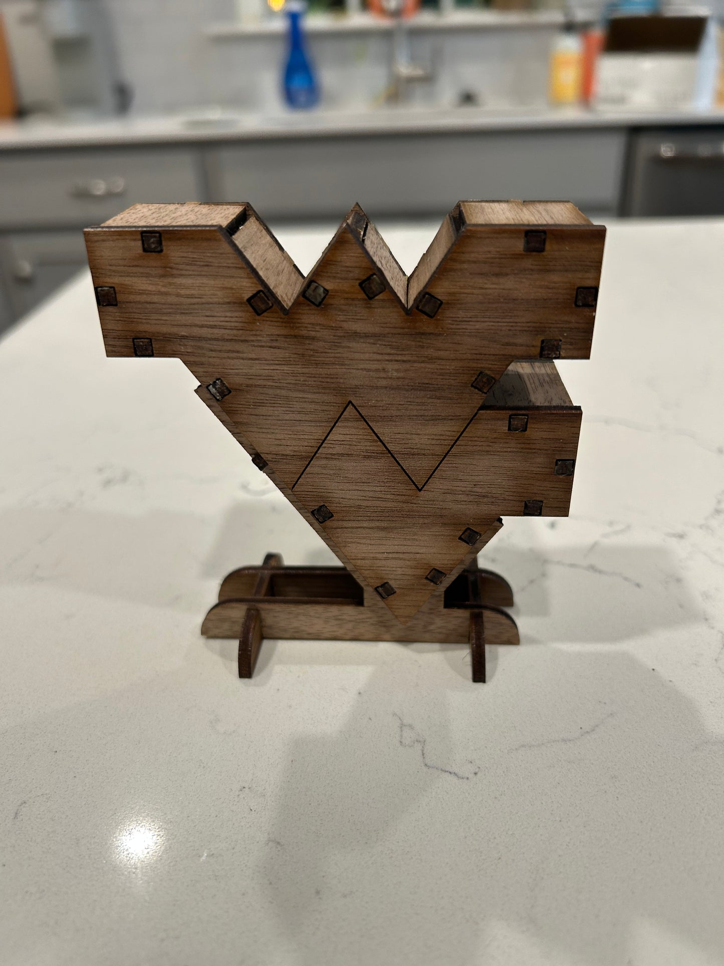 WV 3D Emblem Walnut