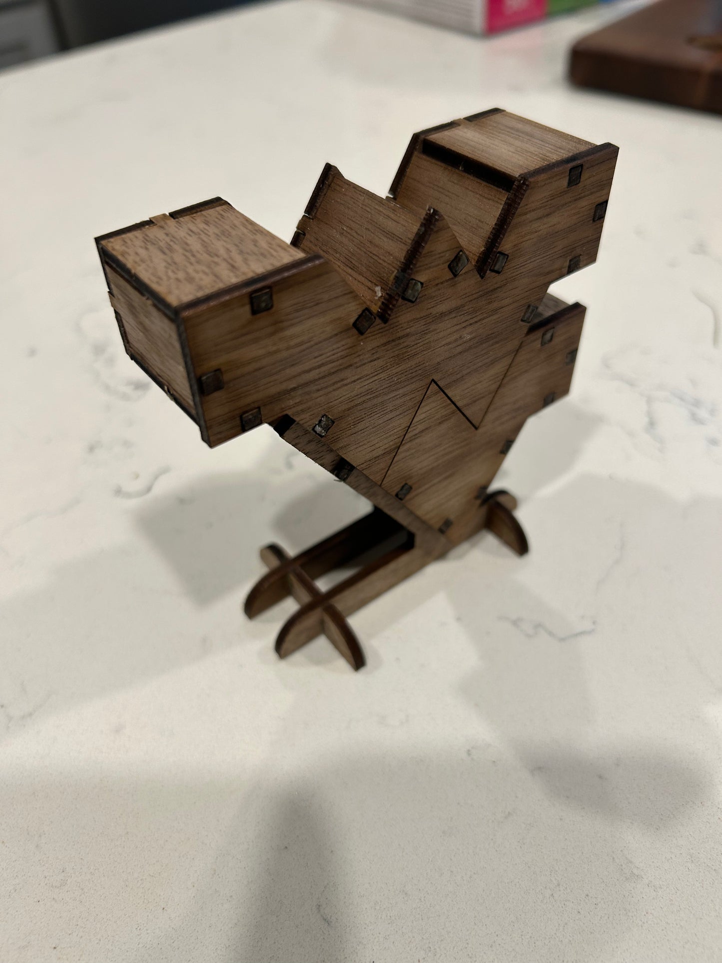 WV 3D Emblem Walnut