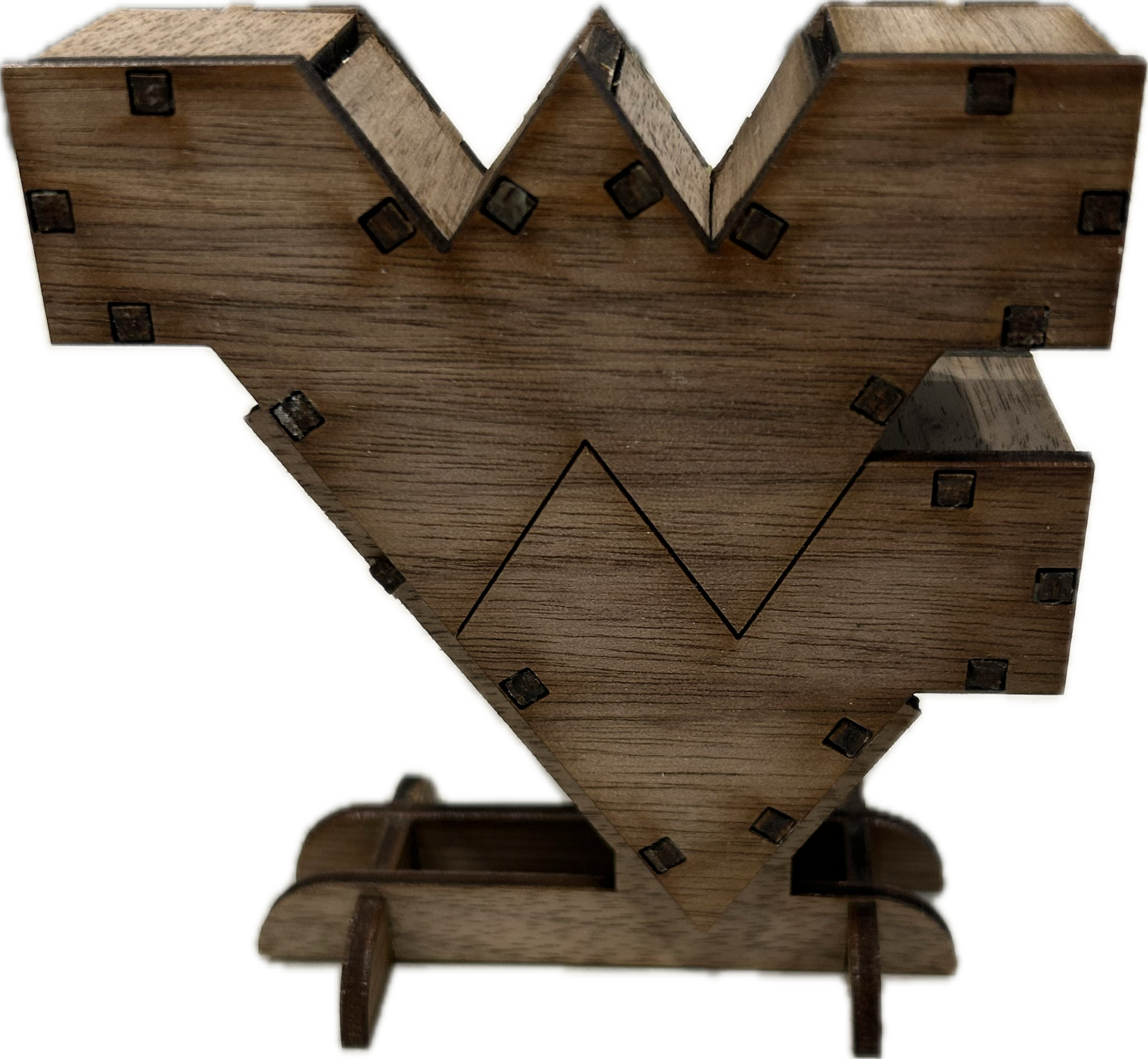 WV 3D Emblem Walnut