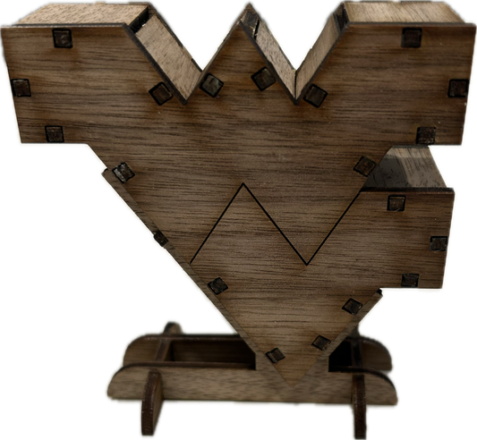 WV 3D Emblem Walnut